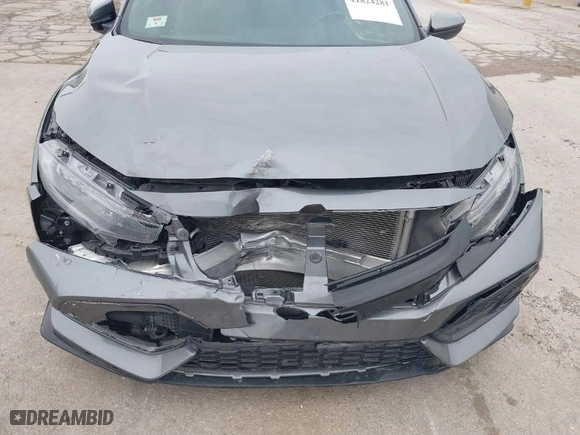 2018 Honda Civic Hatchback Sport Touring with VIN SHHFK7H93JU223988, listed as a IAAI auction lot 41824281 with 65,770 mi miles. Bid and sale history available at carsss.com. Image 6.