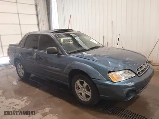 2005 Subaru Baja Sport with VIN 4S4BT62C156103020, listed as a IAAI auction lot 40265399 with 1 mi miles. Bid and sale history available at carsss.com. Image 1.