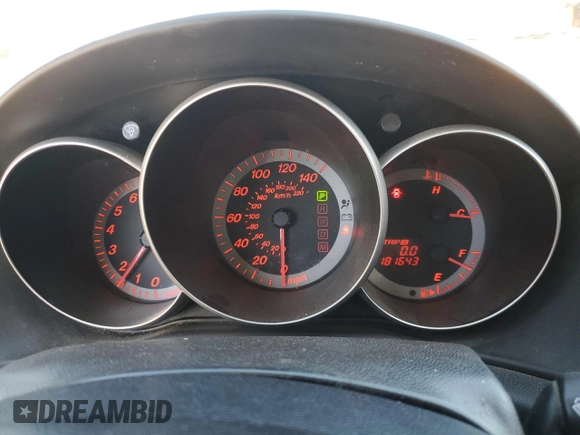 2007 Mazda 3 S Sport with VIN JM1BK144771744236, listed as a Copart auction lot 48684865 with 181,643 mi miles and Salvage Title. Bid and sale history available at DreamBid. Image 9.