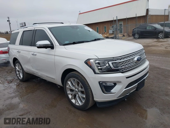 2018 Ford Expedition Platinum with VIN 1FMJU1MT8JEA07636, listed as a IAAI auction lot 41437297 with 100,730 mi miles. Bid and sale history available at carsss.com. Image 14.