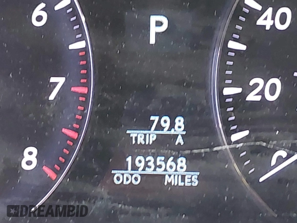 2009 Lexus LS 460 with VIN JTHBL46F895091293, listed as a IAAI auction lot 41825852 with 193,568 mi miles. Bid and sale history available at carsss.com. Image 15.