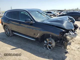 2023 BMW X3 sDrive30i with VIN 5UX43DP01P9R45761, listed as a Copart auction lot 50195075 with Not Provided miles and Salvage Title. Bid and sale history available at DreamBid. Image 4.
