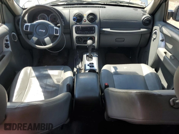 2007 Jeep Liberty Limited with VIN 1J4GL58K57W637184, listed as a Copart auction lot 55991415 with 142,256 mi miles and Clean Title. Bid and sale history available at DreamBid. Image 8.