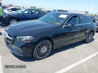 2025 Mercedes-Benz C 300 with VIN W1KAF4GB5SR281640, listed as a IAAI auction lot 42668491 with 1,869 mi miles and . Bid and sale history available at DreamBid. Image 2.