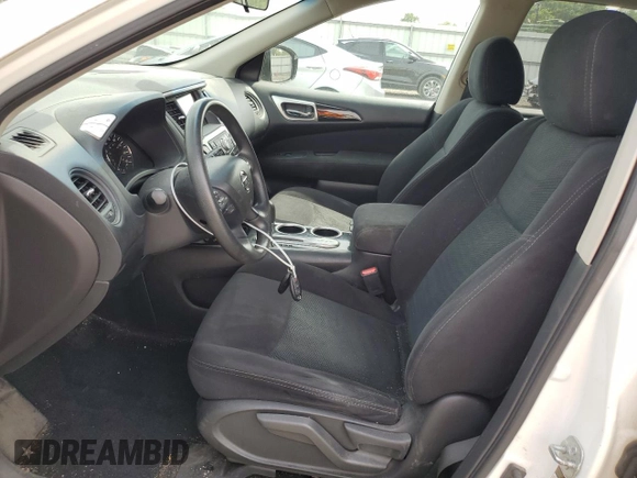 2016 Nissan Pathfinder S with VIN 5N1AR2MN0GC616376, listed as a Copart auction lot 57779555 with 150,896 mi miles and Salvage title. Bid and sale history available at DreamBid. Image 7.