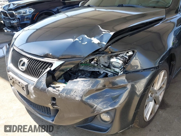 2011 Lexus IS 250 with VIN JTHCF5C20B5049984, listed as a IAAI auction lot 42218429 with 132,347 mi miles and . Bid and sale history available at DreamBid. Image 6.