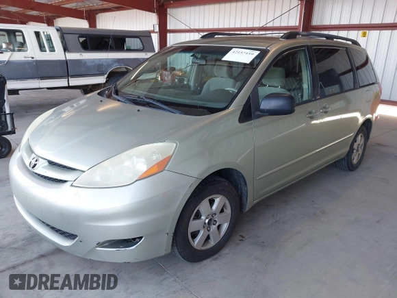 2006 Toyota Sienna CE with VIN 5TDZA23C06S523465, listed as a IAAI auction lot 42157159 with 167,009 mi miles and . Bid and sale history available at DreamBid. Image 2.