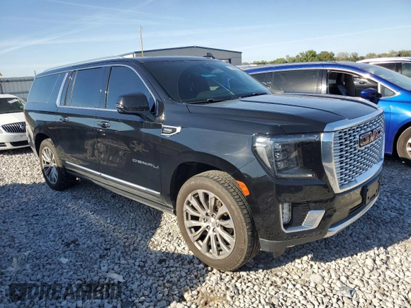 2022 GMC Yukon XL Denali with VIN 1GKS2JKT2NR112645, listed as a Copart auction lot 72086664 with 72,172 mi miles and Salvage Title. Bid and sale history available at carsss.com. Image 4.