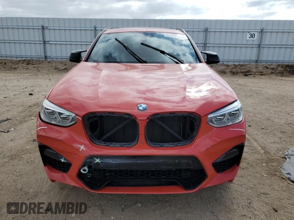 2020 BMW X4 M z VIN 5YMUJ0C08LLU67316, wystawiony jako Copart lot #53398995 z przebiegiem 34 470 mil mil oraz Szkody całkowita. Historia ofert i sprzedaży dostępna na DreamBid. Obrazek 5.