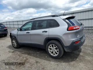 2017 Jeep Cherokee Sport with VIN 1C4PJMAB4HW646802, listed as a Copart auction lot 56667035 with 135,049 mi miles and Salvage title. Bid and sale history available at DreamBid. Image 2.