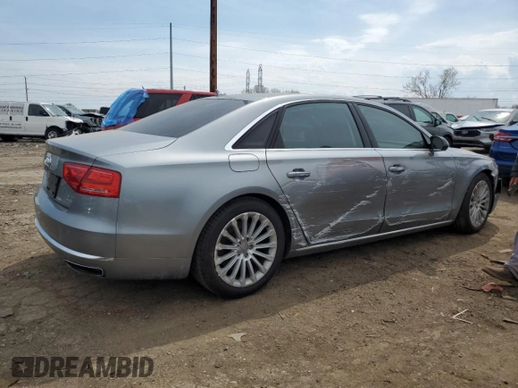 2012 Audi A8 L 6.3L with VIN WAUR4AFD5CN029378, listed as a Copart auction lot 54545475 with 119,386 mi miles and Clean Title. Bid and sale history available at carsss.com. Image 3.