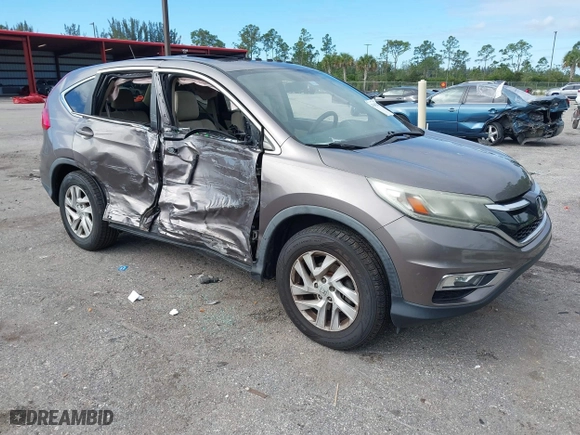 2016 Honda CR-V EX with VIN 3CZRM3H55GG707981, listed as a IAAI auction lot 41682423 with 107,111 mi miles. Bid and sale history available at carsss.com. Image 1.