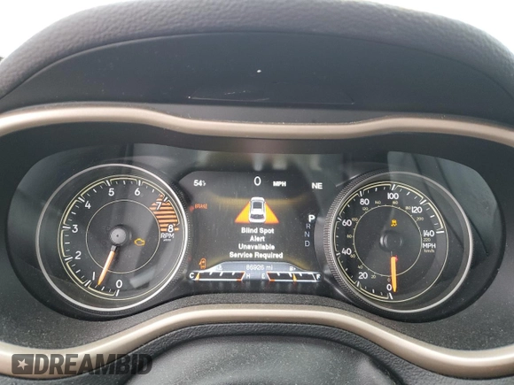 2018 Jeep Cherokee Limited with VIN 1C4PJLDX9JD509955, listed as a Copart auction lot 42969415 with 86,926 mi miles and Salvage title. Bid and sale history available at DreamBid. Image 9.