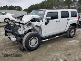 2008 Hummer H3 SUV with VIN 5GTEN13E088170546, listed as a Copart auction lot 85138374 with 0 mi miles and Salvage Title. Bid and sale history available at carsss.com. Image 1.