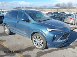 2024 Buick Encore GX Avenir with VIN KL4AMFSLXRB005592, listed as a IAAI auction lot 41145261 with 16,819 mi miles and . Bid and sale history available at DreamBid. Image 1.