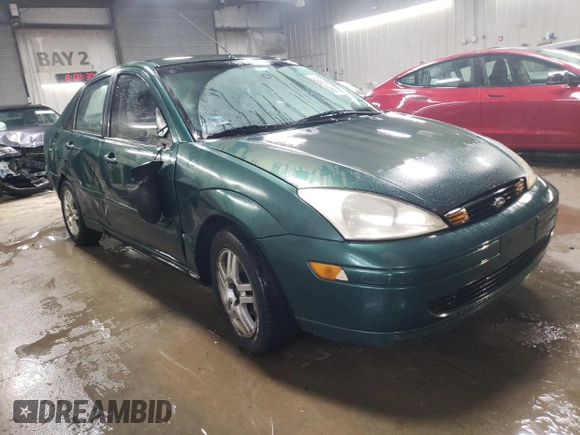 2000 Ford Focus SE with VIN 1FAFP3432YW312878, listed as a Copart auction lot 45812005 with 164,560 mi miles and Salvage Title. Bid and sale history available at carsss.com. Image 4.