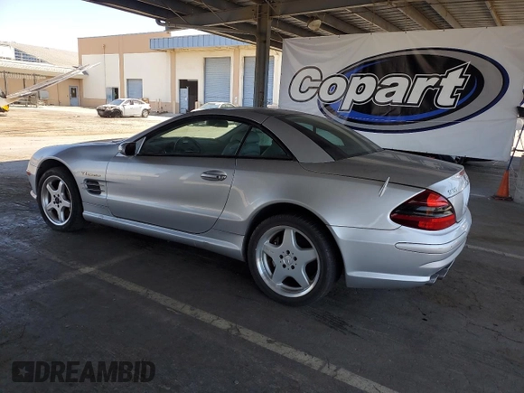 2004 Mercedes-Benz SL 55/63 AMG with VIN WDBSK74F34F069986, listed as a Copart auction lot 62037125 with Not provided miles and Clean title. Bid and sale history available at DreamBid. Image 2.