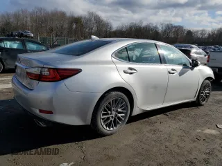 2018 Lexus ES with VIN 58ABK1GG4JU101875, listed as a Copart auction lot 43758595 with 0 mi miles and Salvage Title. Bid and sale history available at carsss.com. Image 3.