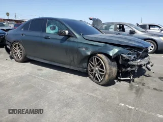 2019 Mercedes-Benz E 63 S AMG with VIN WDDZF8KB9KA505380, listed as a Copart auction lot 54086384 with Not Provided miles and Salvage Title. Bid and sale history available at DreamBid. Image 4.