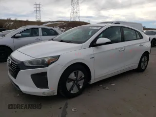 2018 Hyundai Ioniq Blue z VIN KMHC65LC4JU096316, wystawiony jako Copart lot #80973724 z przebiegiem 96 791 mil mil oraz Szkoda całkowita • Salvage title. Historia ofert i sprzedaży dostępna na DreamBid. Obrazek 1.