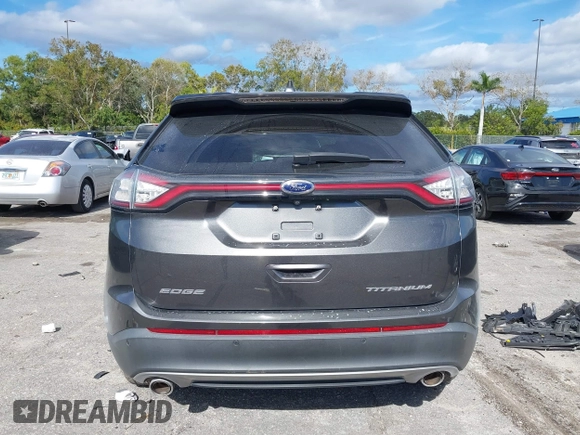 2016 Ford Edge Titanium with VIN 2FMPK3K87GBB22551, listed as a IAAI auction lot 41046840 with 98,349 mi miles. Bid and sale history available at carsss.com. Image 16.
