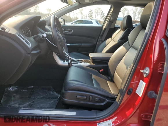 2020 Acura TLX with VIN 19UUB1F32LA015781, listed as a Copart auction lot 50972415 with 40,363 mi miles and Salvage Title. Bid and sale history available at carsss.com. Image 7.