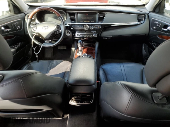 2015 Kia K900 Luxury with VIN KNALW4D43F6021136, listed as a Copart auction lot 79057764 with 60,959 mi miles and Salvage Title. Bid and sale history available at carsss.com. Image 8.