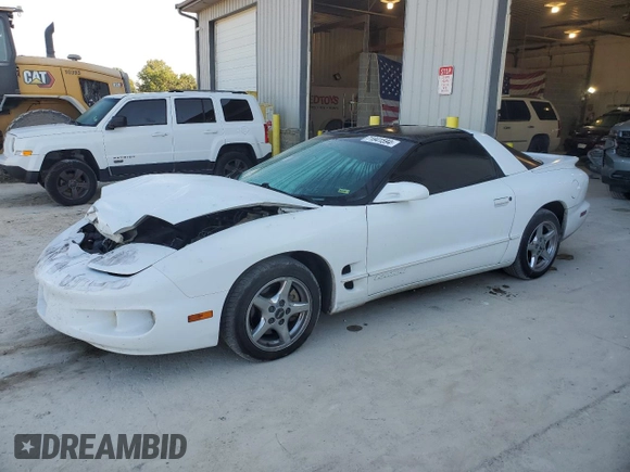 2001 Pontiac Firebird Firebird with VIN 2G2FS22K412145075, listed as a Copart auction lot 71841594 with 156,152 mi miles and Salvage title. Bid and sale history available at DreamBid. Image 1.
