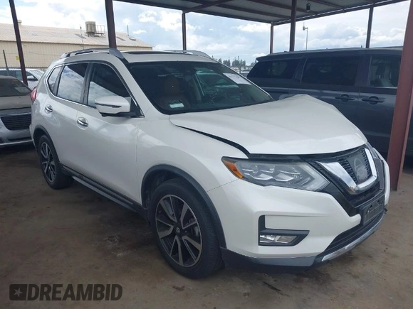 2017 Nissan Rogue SL with VIN JN8AT2MT7HW143035, listed as a IAAI auction lot 41771987 with 77,696 mi miles and . Bid and sale history available at DreamBid. Image 1.