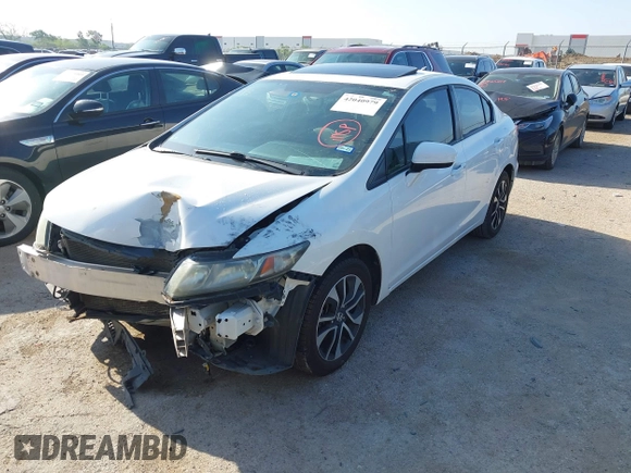 2015 Honda Civic EX with VIN 2HGFB2F8XFH523240, listed as a IAAI auction lot 42040979 with Not Provided miles and . Bid and sale history available at carsss.com. Image 16.