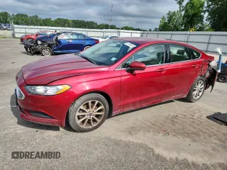 2017 Ford Fusion SE with VIN 3FA6P0HD9HR290527, listed as a Copart auction lot 61186225 with 153,865 mi miles and Salvage title. Bid and sale history available at DreamBid. Image 1.