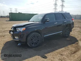 2013 Toyota 4Runner SR5 with VIN JTEBU5JR4D5120508, listed as a Copart auction lot 54236085 with 147,285 mi miles and Salvage title. Bid and sale history available at DreamBid. Image 1.