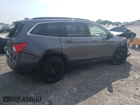 2022 Honda Pilot Special Edition with VIN 5FNYF5H28NB028240, listed as a Copart auction lot 57776005 with 62,579 mi miles and Salvage title. Bid and sale history available at DreamBid. Image 3.
