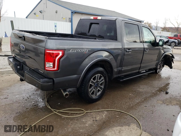 2016 Ford F-150 XLT with VIN 1FTEW1EF5GKE94068, listed as a Copart auction lot 74152453 with 150,331 mi miles and Salvage Title. Bid and sale history available at carsss.com. Image 3.