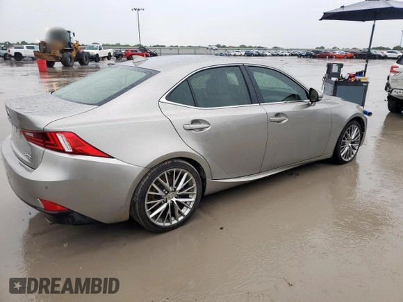 2016 Lexus IS 200t with VIN JTHBA1D22G5027509, listed as a Copart auction lot 60211255 with 59,309 mi miles and Salvage title. Bid and sale history available at DreamBid. Image 3.