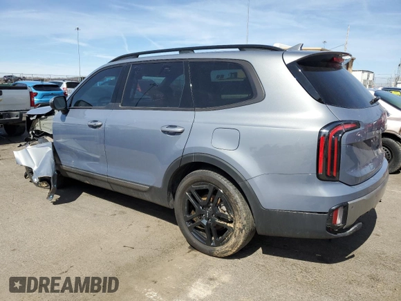 2023 Kia Telluride EX X-Line with VIN 5XYP3DGC0PG339164, listed as a Copart auction lot 50011535 with 40,154 mi miles and Salvage title. Bid and sale history available at DreamBid. Image 2.
