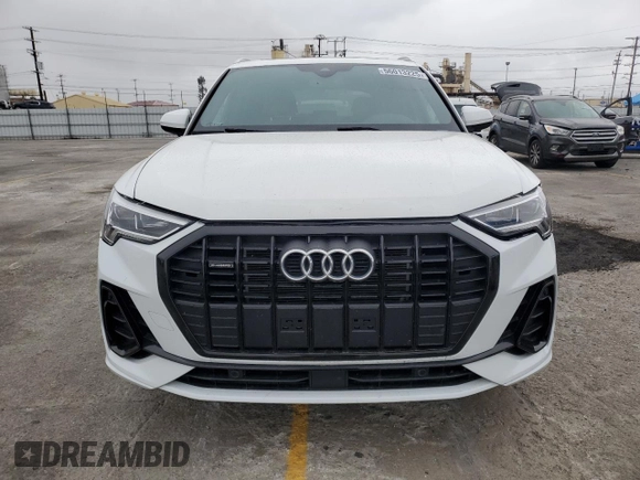 2023 Audi Q3 S line Premium z VIN WA1DECF35P1042412, wystawiony jako Copart lot #56013225 z przebiegiem 37 715 mil mil oraz Szkoda całkowita • Salvage title. Historia ofert i sprzedaży dostępna na DreamBid. Obrazek 5.