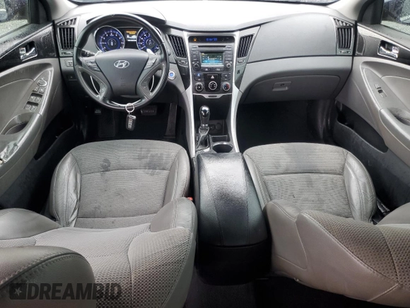 2014 Hyundai Sonata SE with VIN 5NPEC4AC0EH820151, listed as a Copart auction lot 50064345 with 178,442 mi miles and Salvage Title. Bid and sale history available at DreamBid. Image 8.
