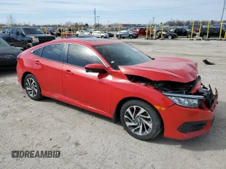 2018 Honda Civic EX with VIN 2HGFC2F78JH523816, listed as a Copart auction lot 49461835 with 158,061 mi miles and Salvage Title. Bid and sale history available at DreamBid. Image 4.