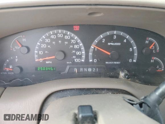 2001 Ford F-150 XL with VIN 1FTRX18L01NA29591, listed as a Copart auction lot 50591035 with 250,345 mi miles and Salvage Title. Bid and sale history available at carsss.com. Image 9.