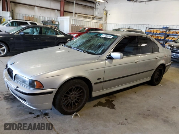 2002 BMW 5 Series 540iA with VIN WBADN63422GN85210, listed as a Copart auction lot 42259535 with 122,703 mi miles and Clean Title. Bid and sale history available at carsss.com. Image 1.
