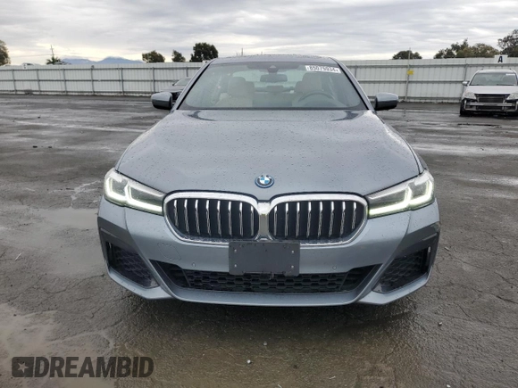 2022 BMW 5 Series 530e with VIN WBA13AG05NCL01602, listed as a Copart auction lot 85075934 with 34,240 mi miles and Salvage title. Bid and sale history available at DreamBid. Image 5.