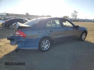2005 Mercedes-Benz E-Class 3.2L with VIN WDBUF65J55A702240, listed as a Copart auction lot 89293075 with 125,780 mi miles and Salvage Title. Bid and sale history available at carsss.com. Image 3.
