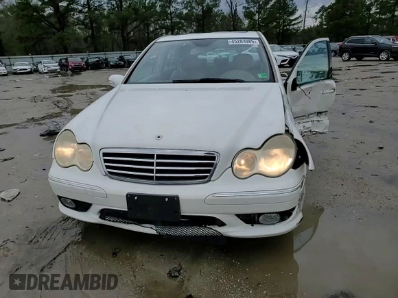 2006 Mercedes-Benz C 230 Sport with VIN WDBRF52H76F820795, listed as a Copart auction lot 45283985 with 225,732 mi miles and Salvage Title. Bid and sale history available at carsss.com. Image 11.