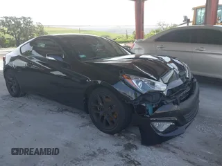 2015 Hyundai Genesis Coupe 3.8L Base with VIN KMHHT6KJ2FU127669, listed as a IAAI auction lot 42460159 with 79,503 mi miles and . Bid and sale history available at DreamBid. Image 1.