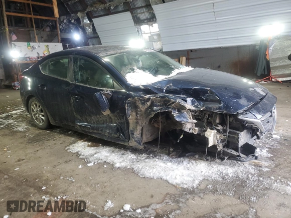 2016 Mazda 3 i Touring with VIN 3MZBM1W71GM263139, listed as a Copart auction lot 45964695 with 121,594 mi miles and Non repairable. Bid and sale history available at DreamBid. Image 4.