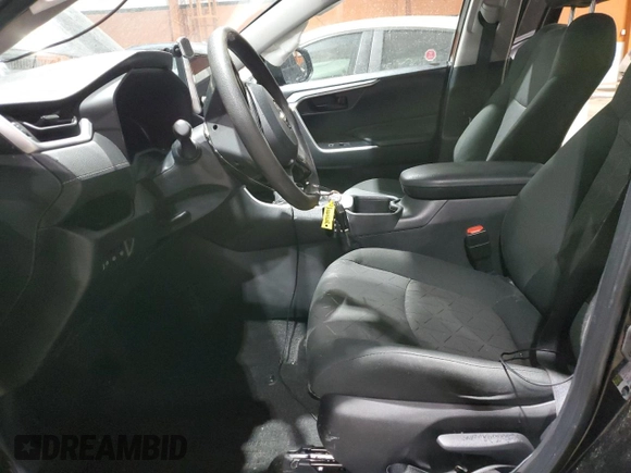 2023 Toyota RAV4 Hybrid XLE Premium with VIN 2T3BWRFV2PW179890, listed as a Copart auction lot 85970954 with 43,153 mi miles and Salvage title. Bid and sale history available at DreamBid. Image 7.
