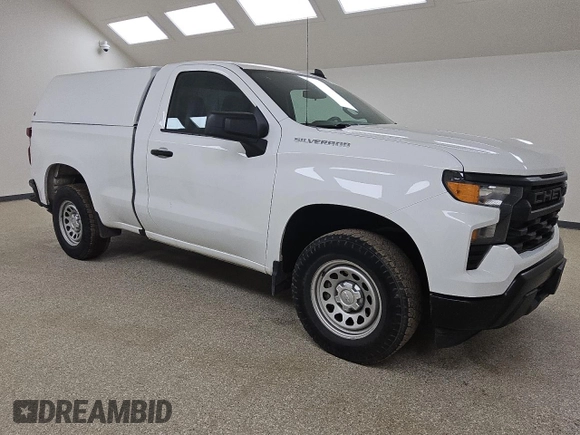 2023 Chevrolet Silverado 1500 Work Truck with VIN 3GCNAAEK8PG355099, listed as a Copart auction lot 53454815 with 174,748 mi miles and Clean Title. Bid and sale history available at carsss.com. Image 4.