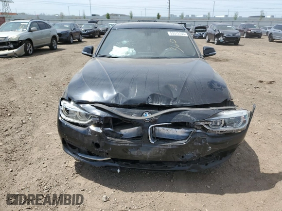 2017 BMW 3 Series 330i xDrive with VIN WBA8D9G52HNU58566, listed as a Copart auction lot 55513105 with Not provided miles and Salvage title. Bid and sale history available at DreamBid. Image 5.