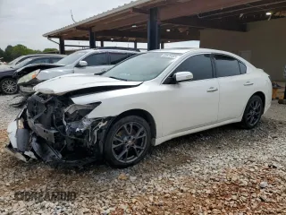 2014 Nissan Maxima S with VIN 1N4AA5AP8EC915538, listed as a Copart auction lot 52625465 with 199,189 mi miles and Salvage Title. Bid and sale history available at DreamBid. Image 1.